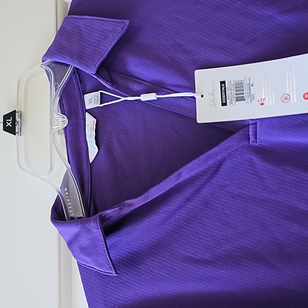 Women's Lady Hagen Purple Royal collared shirt - Picture 2 of 7